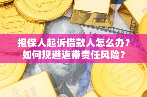 北京担保人起诉借款人怎么办?如何规避连带责任风险? 北京担保人起诉借款人怎么办?如何规避连带责任风险?