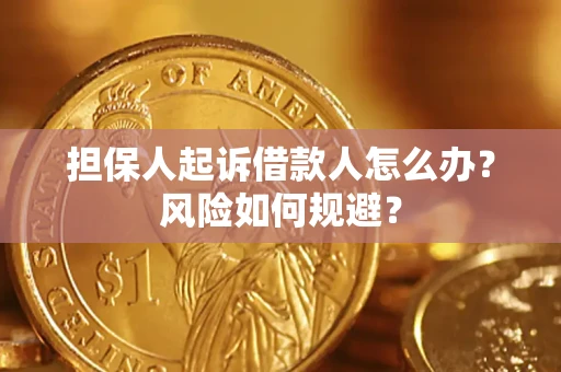 北京担保人起诉借款人怎么办？风险如何规避？